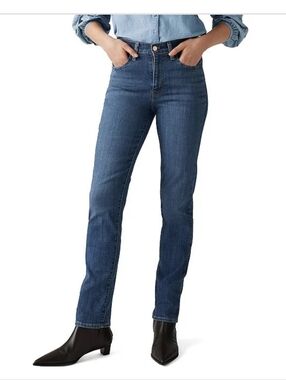 Levi's Women's Straight Leg Jeans - Dark Blue Denim
